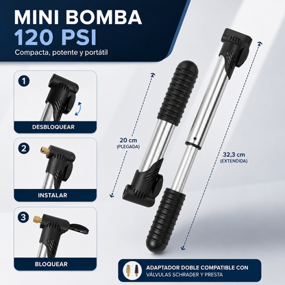 Kit de Reparación para Bicicleta 34 Piezas – Completo, Compacto y Profesional