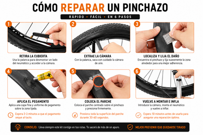 Parches y Desmontables para Bicicleta