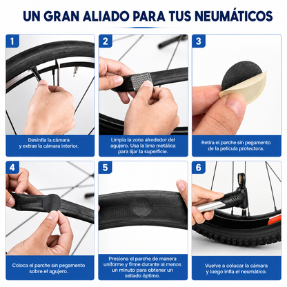 Kit de Reparación para Bicicleta 34 Piezas – Completo, Compacto y Profesional